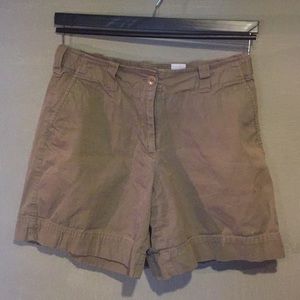 Talbots mid rise vintage shorts with cinch waist